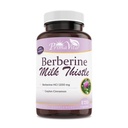 Berberine HCL 1200mg con esteto de leche y canela de Ceylán, activador metabólico de Ampk, sistema inmunológico saludable y bienestar gastrointestinal, 40 servidos, 120 cápsulas de verduras