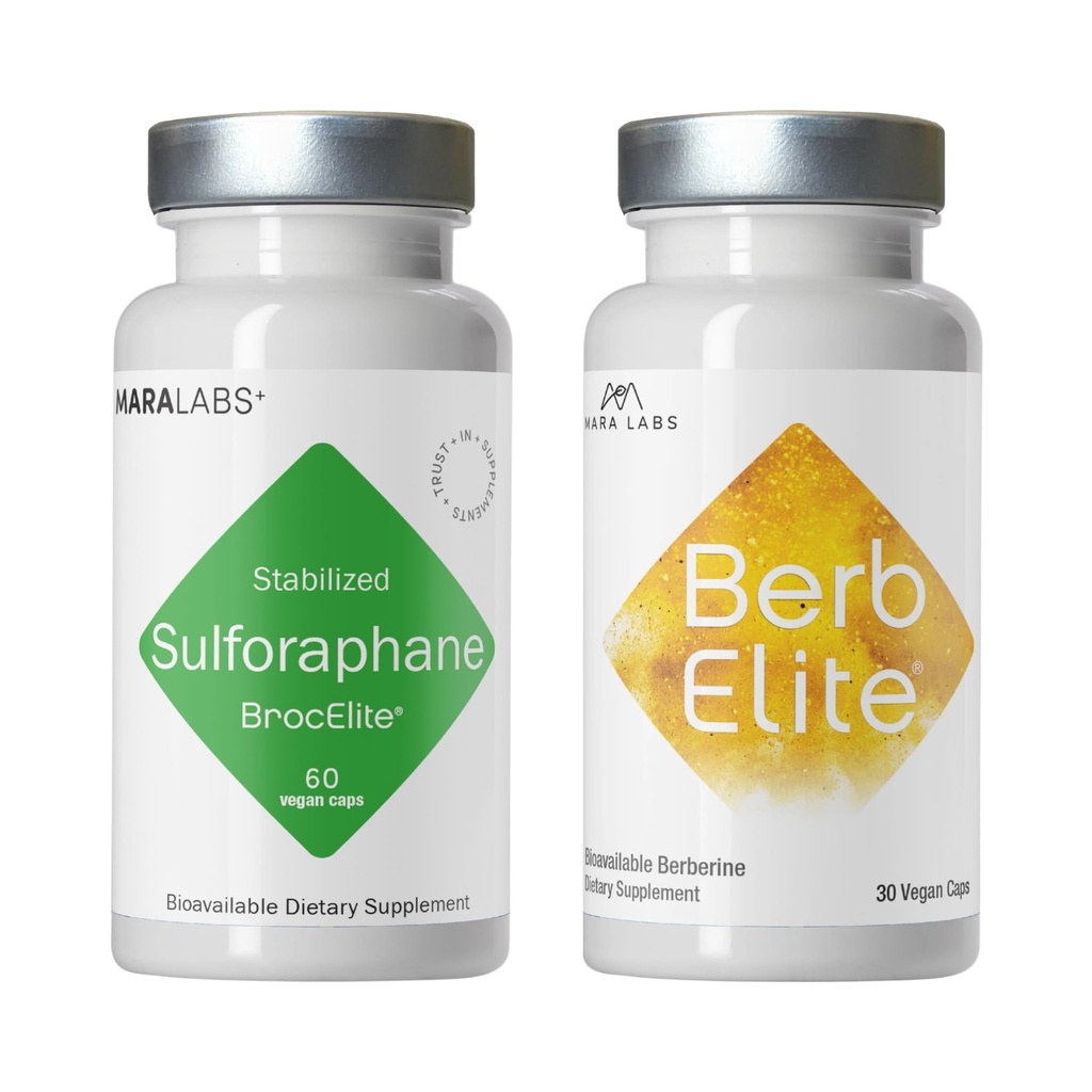 Mara Labs Plus, 60 cápsulas y BerbElite, 30 cápsulas