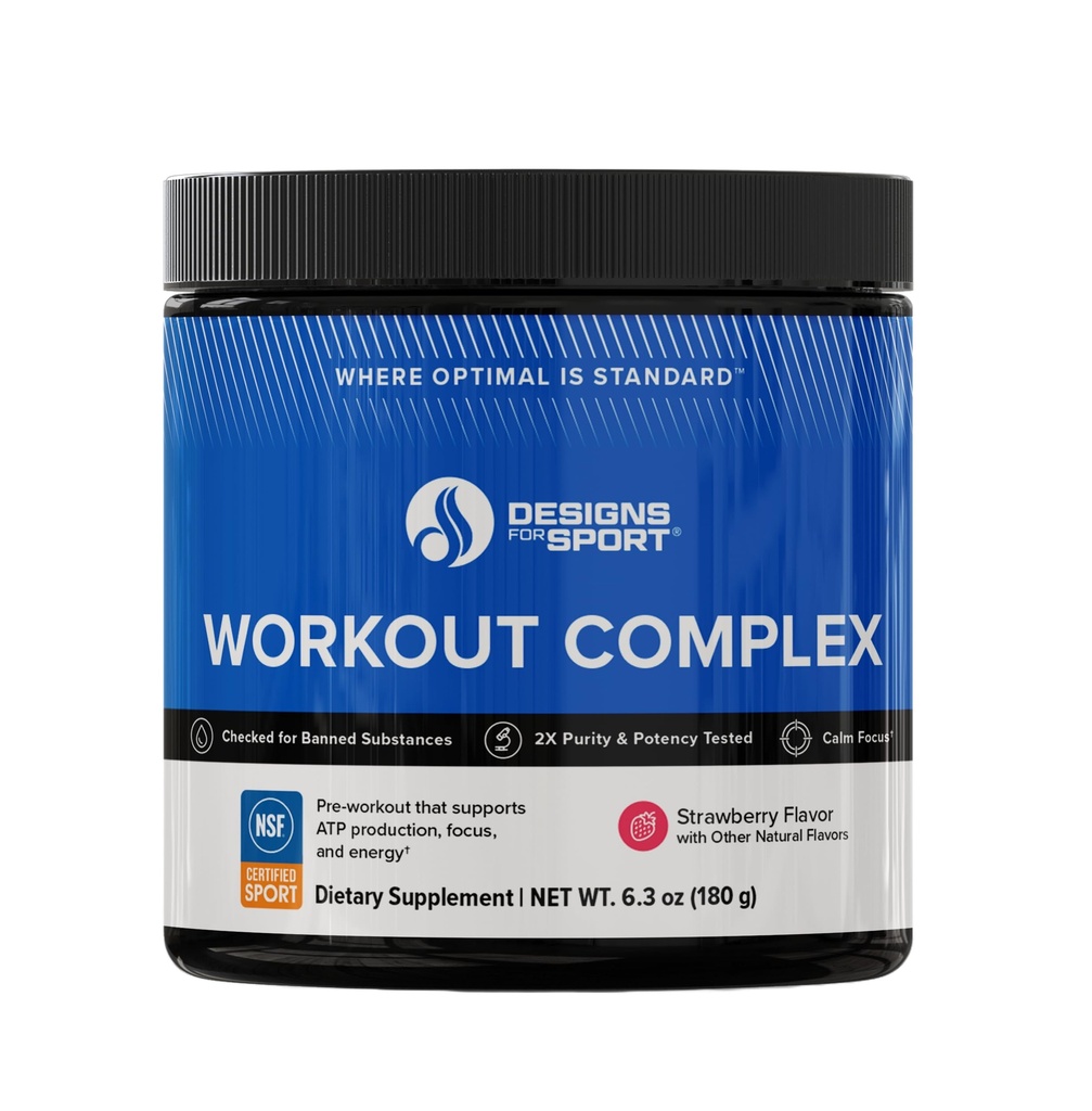 Diseños para Sport Workout Complex - NSF certificado para Sport Pre Workout Powder - L-tyrosine, Acetyl L-Carnitine, Creatine &amp; Caffeine para apoyar la recuperación de entrenamiento, energía y foco (6.3 oz)