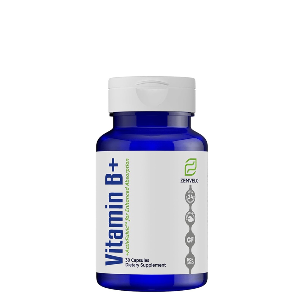 Vitamina B+ - Fomentar la Producción de Energía Sostenible ← Apoyo Sistema de Inmunización Saludable ← Ayuda en el desarrollo de la Seratonina y Dopamine