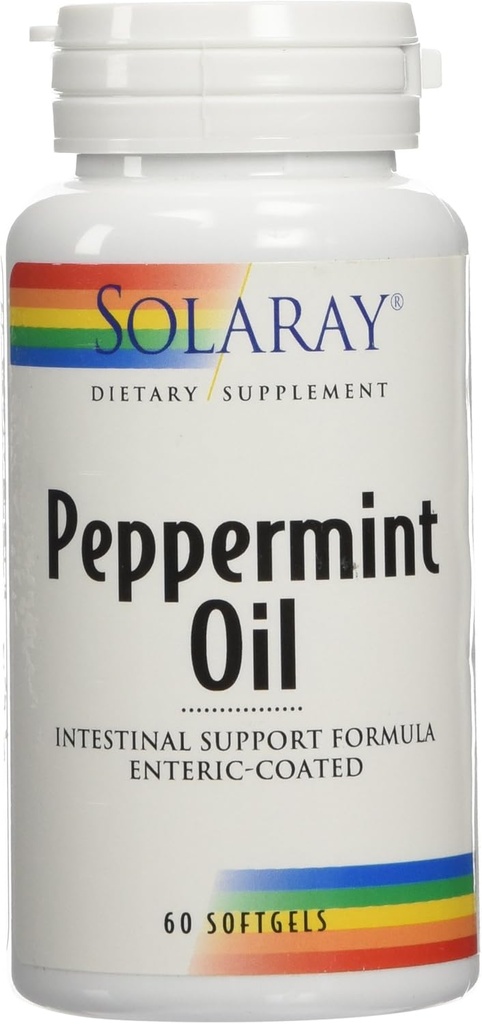 [BRSWIYTYO4BQGAI3] Solaray - Peppermint Oil, 60 softgels