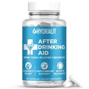 Después de Beber Ayuda Suplemento Pre Game Party Pills Electrolytes Hydration DHM Milk Thistle Weekend Recovery Vitamins Relief Formula Better Mornings Alcohol Liver Health Support 120 Capsules