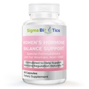 Apoyo al equilibrio hormonal de mujeres - Suplemento herbal para la menopausia, la salud hormonal y reproductiva - Suplementos no transgénicos con isoflavonas de soja, cohosh negro, dong Quai - 60 cápsulas