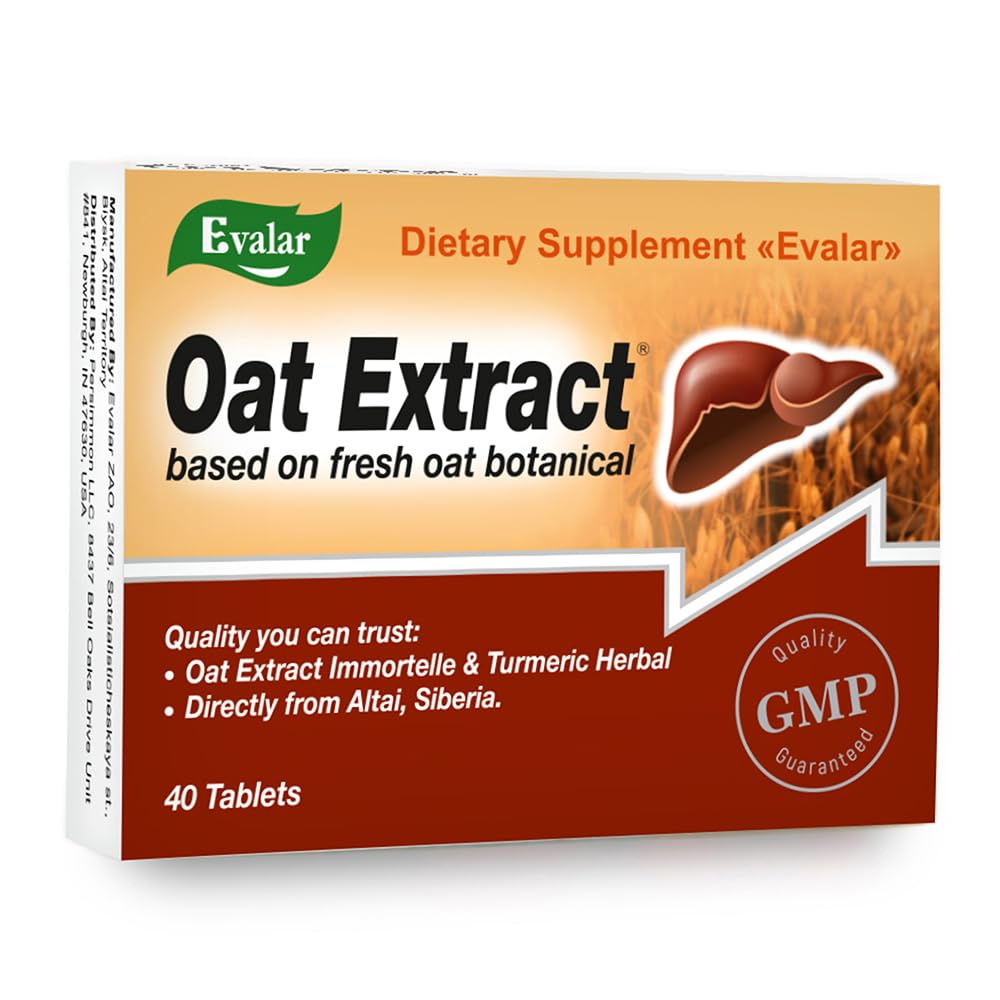 Extracto de avena Evalar Herbs Turmérico Ovesol Siberian 40 Tabs
