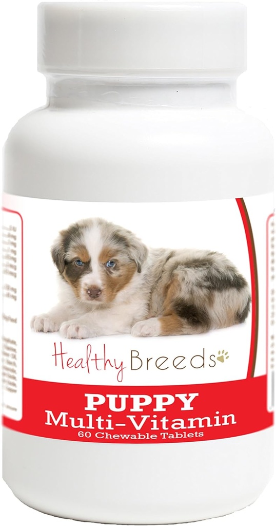 Saludable criados australiano pastor cachorro perro multivitamínico Tablet 60 cuenta