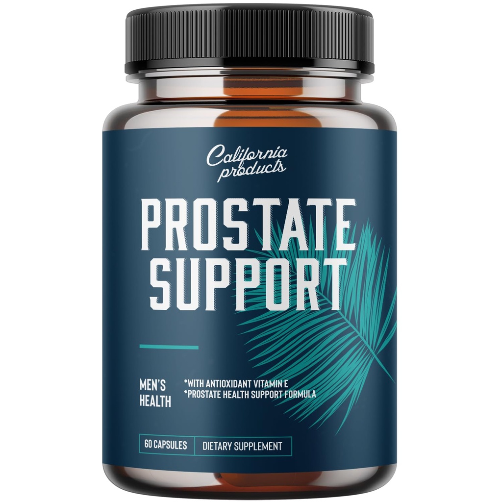 Suplemento de apoyo a la próstata para hombres, Pygeum con puré Palmetto Berries Extraer vitaminas Complejo de esterol vegetal de zinc Easy Urinary Flow Mens Health