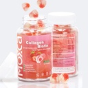 Collagen Gummies - 60 Cuenta,Hydrolyzed Collagen Tipo 1 &amp; 3,Vitamin C E for Women Men Healthy Skin Hair Joints Support,No-GMO,Gluten-Free,Gelatin-Free (120 Condes)