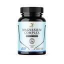 Complejo de Magnesio Ø 470mg de Magnesium Glycinate, Malate, " Citrate for Muscles, Nerves, " Energy TEN High Absorption TEN Vegan, Non-GMO ANTE 120 Capsules