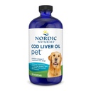 Nordic Naturals Pet Cod Liver Oil, Unflavored - 16 oz - 1048 mg Omega-3 Por Teaspoon - Fish Oil for Dogs with EPA & DHA - Promotes Skin, Coat, &amp; Immune Health