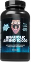 saludable 'N Fit Amino 10,000 - Amino Acid 180 Tablets - Hidrolyzed Egg & Whey Source - Absorbing rápido