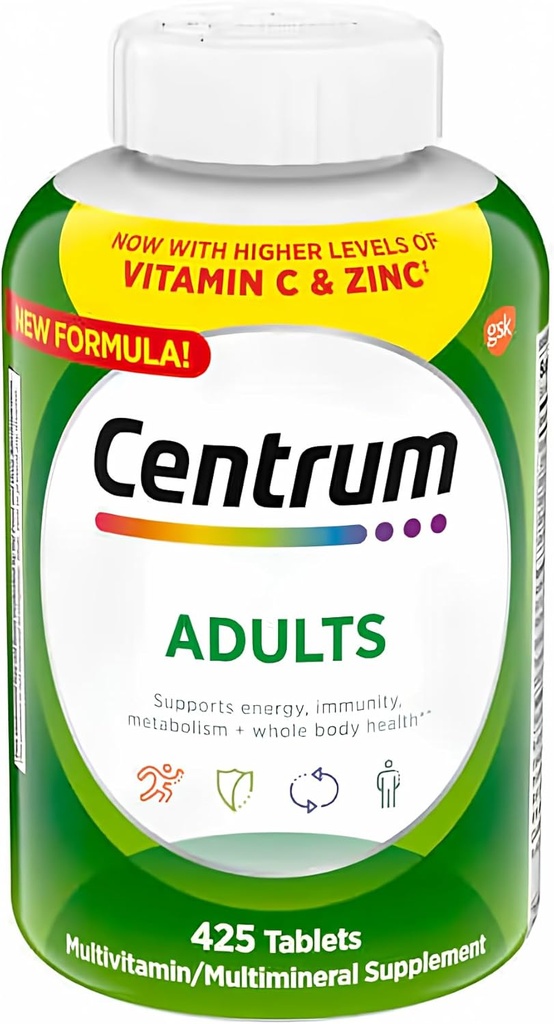 VANBAR Centrum Adultos Multivitamina, 425 Tabletas