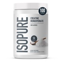 Isopure 100% Pure Creatine Monohydrate Powder, Sugar Free, Unflavored, 5g Cretine Monohydrate Por Serving, 1.1 Lbs, 100 Servings (Packaging May Vary)