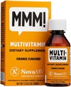 NovaFerrum MMM ← Multivitamínico para niños, bebés y niños pequeños tóxicos Vitamina C, D3, E Silencio Gluten Free Certified ¦ Sugar Free ← No Artificial Colors ← Edades 4 > Bajo confidencialidad Orange Flavored ← 2 Fl Oz (50 mL)