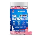 Pre Workout Gummies for Men &amp; Women, PreWorkout Gummy with Beta Alanine TEN Organic Caffeine TEN Chromium Picolinate ANTE Gluten free, Vegan, increased energy, faster metabolism & recovery (60 gummy)