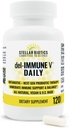 Del-Immune V® Daily by Stellar Biotics, All-Natural Immune Support " Gut Health, Instant Care, Metabiotic: NextGen Probiotic Therapy (120 Caps)