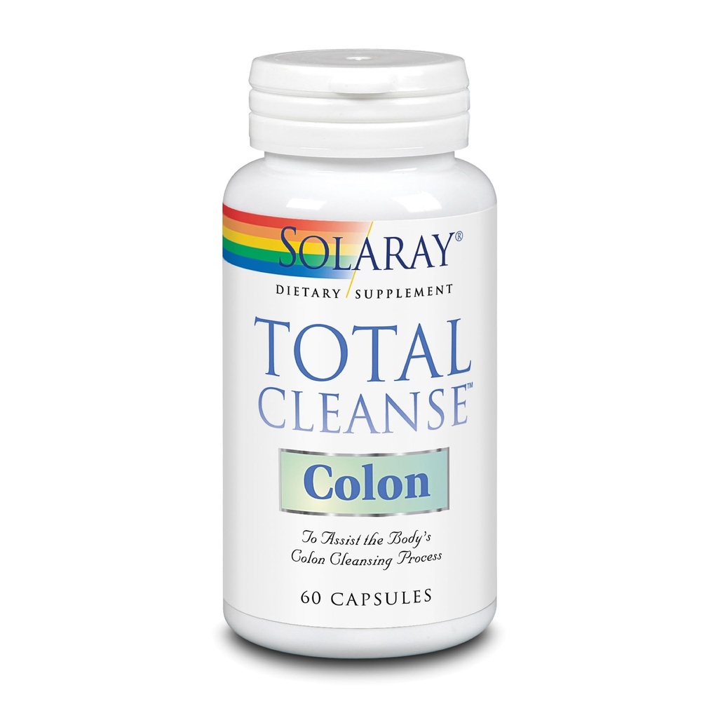 SOLARAY Total Cleanse Colon, Veg Cap (Btl-Plastic) tención 60 Conde