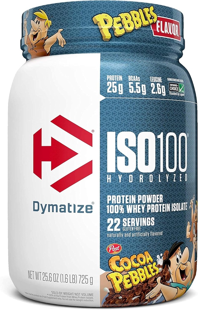 ISO100 Hidrolyzed 100 Whey Protein Isolate Cocoa Pebbles (1.4 Lbs. / 20 Servings)