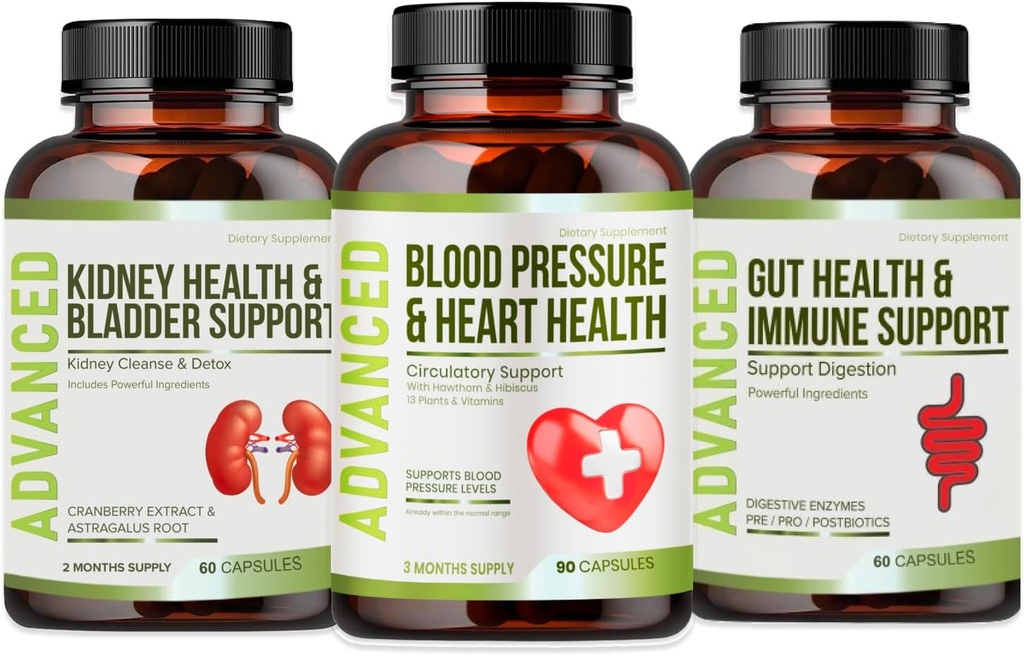 [BRSRAYIDOABRAGY7] Heart Health Blood Pressure Support Supplement - Support Blood Pressure & Healthy Circularity Naturally with Hawthorn Berry " Hibiscus. Vitaminas Pills for Healthy Hypertension (BP) & Healthy Heart.
