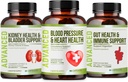 Heart Health Blood Pressure Support Supplement - Support Blood Pressure & Healthy Circularity Naturally with Hawthorn Berry " Hibiscus. Vitaminas Pills for Healthy Hypertension (BP) & Healthy Heart.