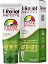 T-Relief Extra Strength Artritis Cream Arnica +12 Dolor Alivio de Medicamentos Naturales Ayuda Soothe Soreness Stiffness Aches " Pains in Joints Naturalmente - 3 oz