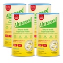 Almased Vanilla Reemplazamiento de la comida Shake - Baja Glucemia Suplemento de apoyo a la salud de peso nutricional de base de alta planta - Vainilla Flavor - 17,6 oz (1,1 libras (4 paquete))