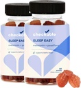 Chequeable® Melatonin Gummy - 120 Conde - Melatonina, Passiflora y Vitamina B6 - Alimentación, Vegan y No GMO
