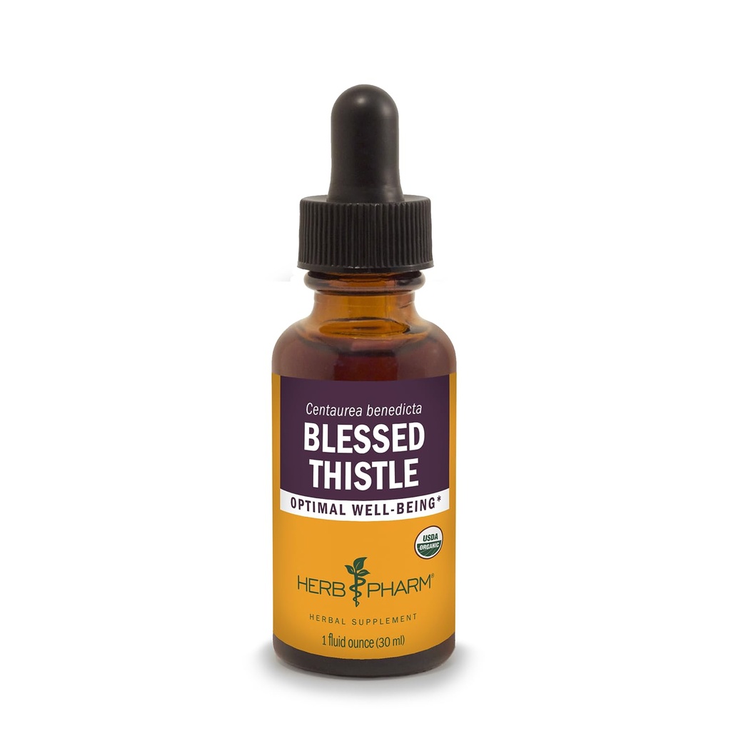 Herb Pharm Certified Orgánica Beat Thistle Liquid Extract - 1 onnce