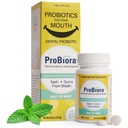 ProBiora Oral Probiotics for Teeth and Gums ← Probióticos dentales para mejorar la salud oral ← Tratamiento de la respiración mala para adultos  ProBiora3 Patented Probiotic Blend ← Blanqueamiento de dientes Ø 30 Mint Tablets
