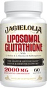 Liposomal Glutathione 2000 mg con L-Serine, L-Glycine & Sulforaphane – Active L-Glutathione Formulación única para mejorar la absorción - Master Antioxidante, detoxificante & inmune 60 Softgels