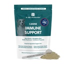 Dr. Bill's Canine Immune Support ← Boost Dog Immunity and Health with Colostrum, Beta Glucan, Turquía Tail Mushroom, Zinc &amp; Vitamin C ← Suplemento de Polvo para Perros de Todas las Edades