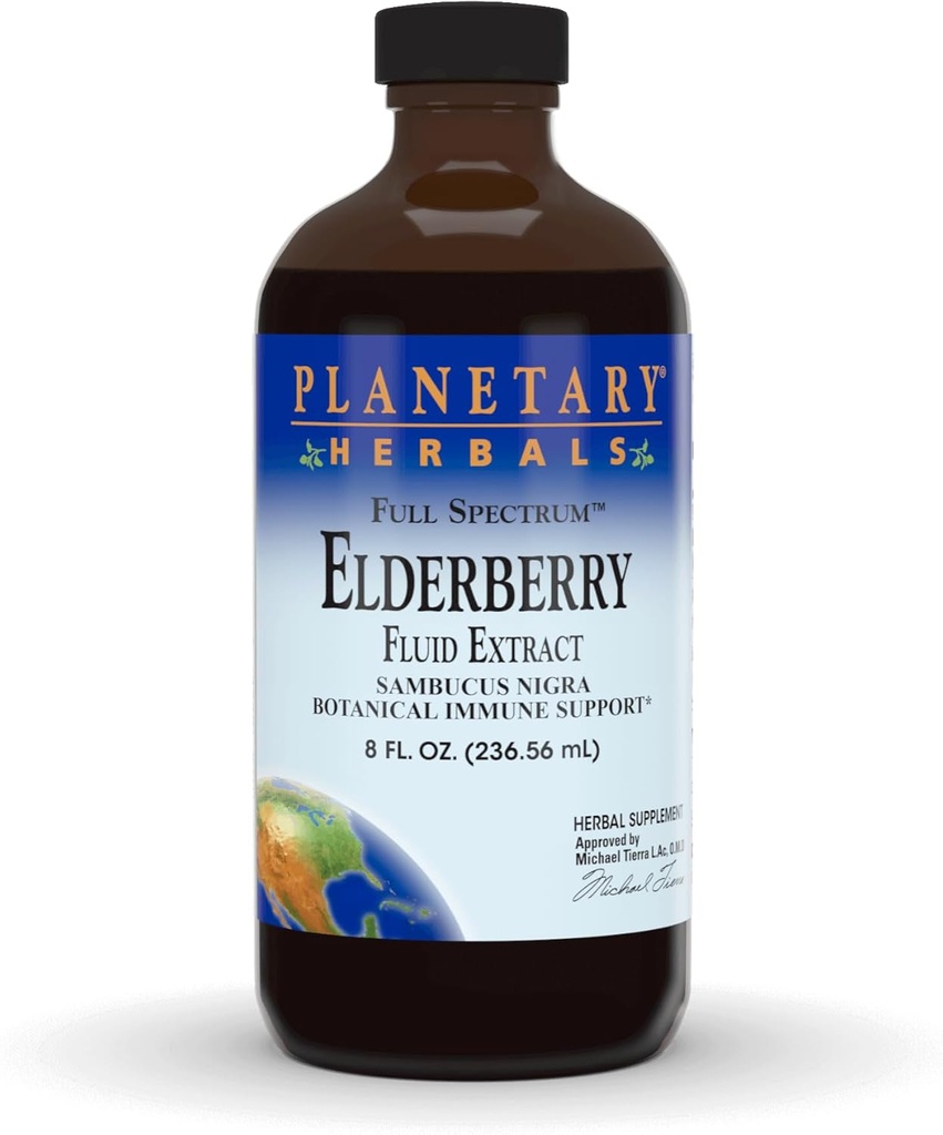 Extracto de fluidos de arandela planetaria, espectro completo 5 ml soporte botánico de inmuno - 8 oz fluido