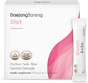 Daejang Sarang (Garcinia Cambogia, 30 Sticks) - Psyllium Husk Fiber Supplement, Digestive Health & Constipation Alivio. Ingredientes de base vegetal, fuerza adicional 5,500 mg " HCA 780mg.