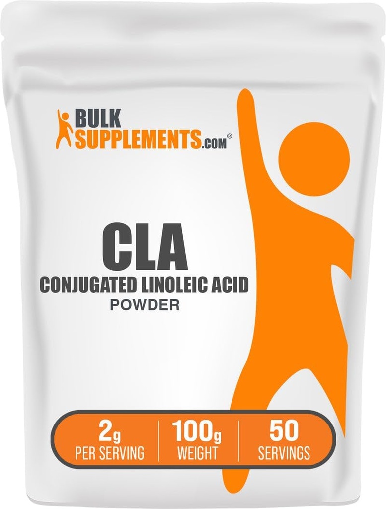 [BRSWKGT4C4BQOHY3] BulkSupplements.com Polvo de ácido linoléico conjugado - Suplemento CLA, Suplemento Nutricional - Gluten Free, 2g Por Serving, 100g (3.5 oz) (Pack of 1)