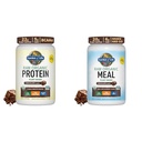 Jardín de la vida Orgánica Chocolate vegetariano Proteína Polvo crudo Meal Reemplazo Orgánica Shakes - Chocolate Planta Basada Polvo Vegano