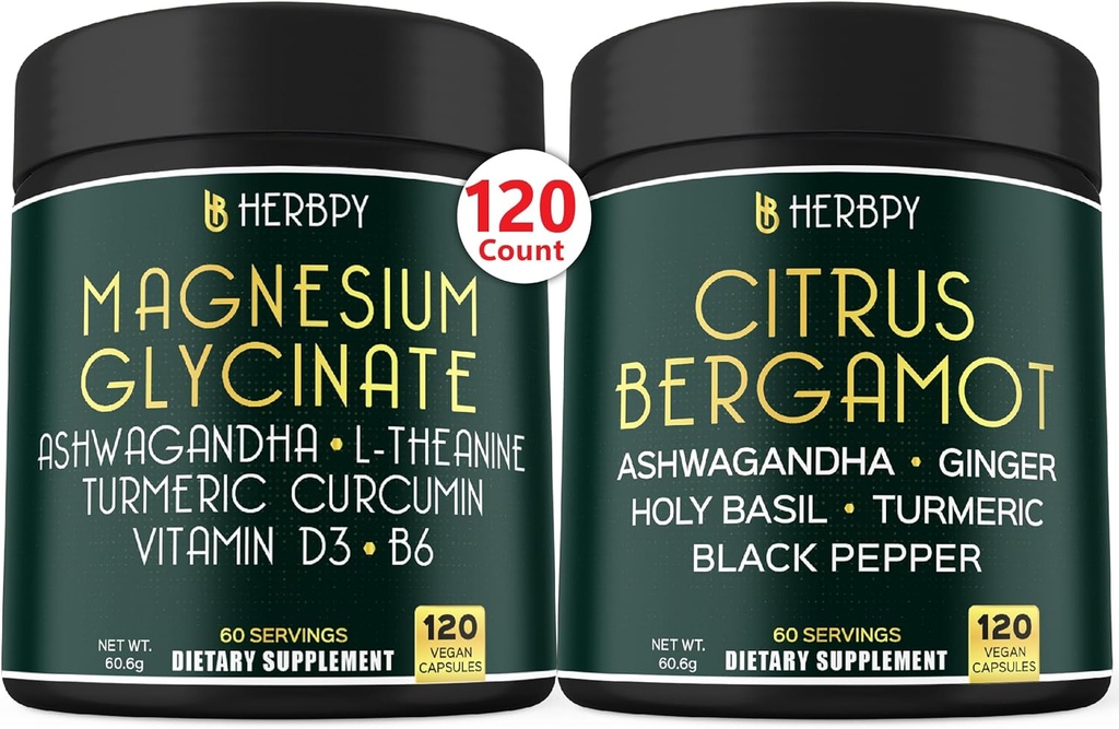 Bundle 6in1 Magnesium Glycinate & 6in1 Citrus Bergamot Suplementos