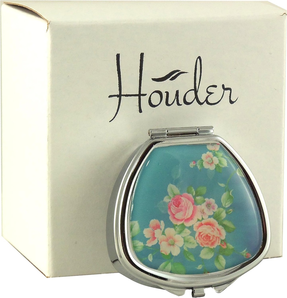 Caja de Pill Designer de Houder - Caja de Pill Decorativa con Caja de Regalos - Lleva tus Meds en Estilo (Roses)