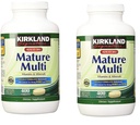 Firma Kirkland Adulto 50+ Multi Vitaminas & Minerales, 400 Tabletas (2 Pack)