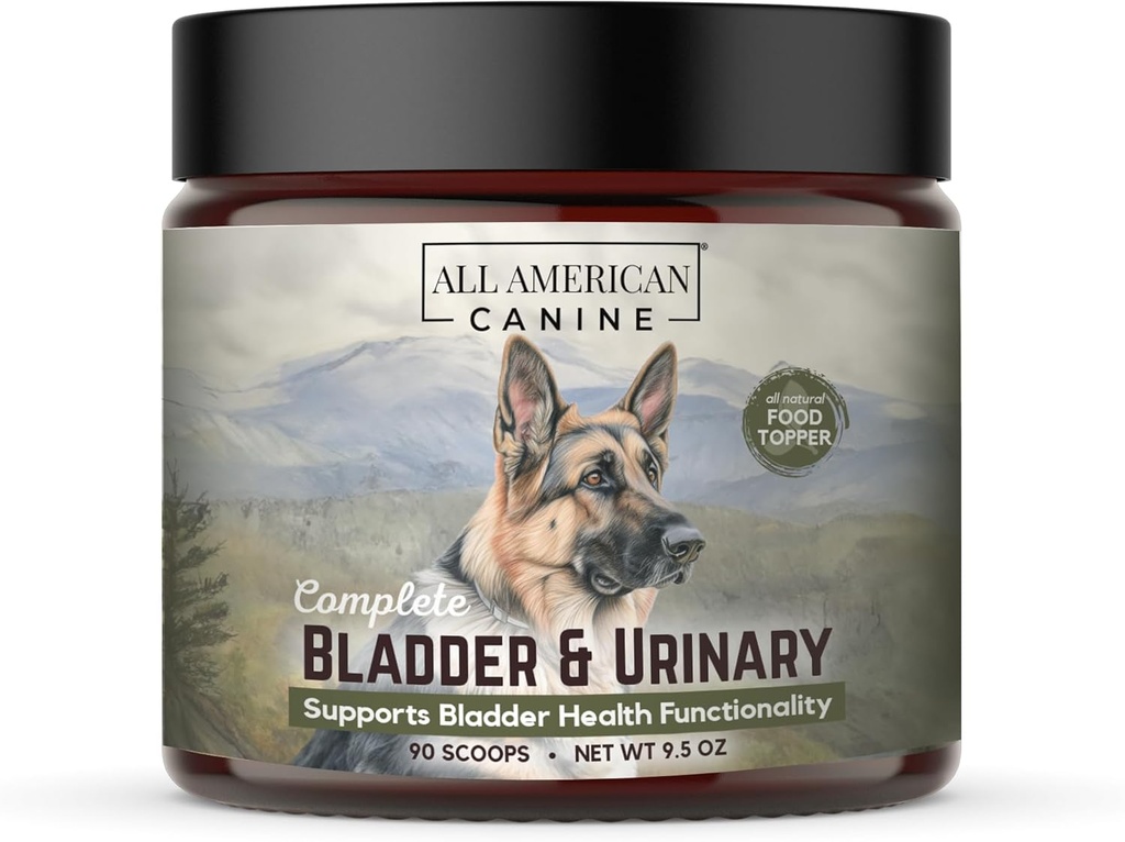 Curva completa &amp; Urinary Natural Protein- Enriched Cranberry Food Topper para todos los perros, Apoyo a la salud urinaria - 90 Servimientos