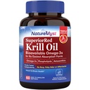 Krill Oil 1000 mg Softgels, Krill Oil Omega-3s, EPA, DHA, Astaxanthin & Phospholipids, 60 Conde (Pack of 1), Non-GMO, No Gluten, Made in The USA