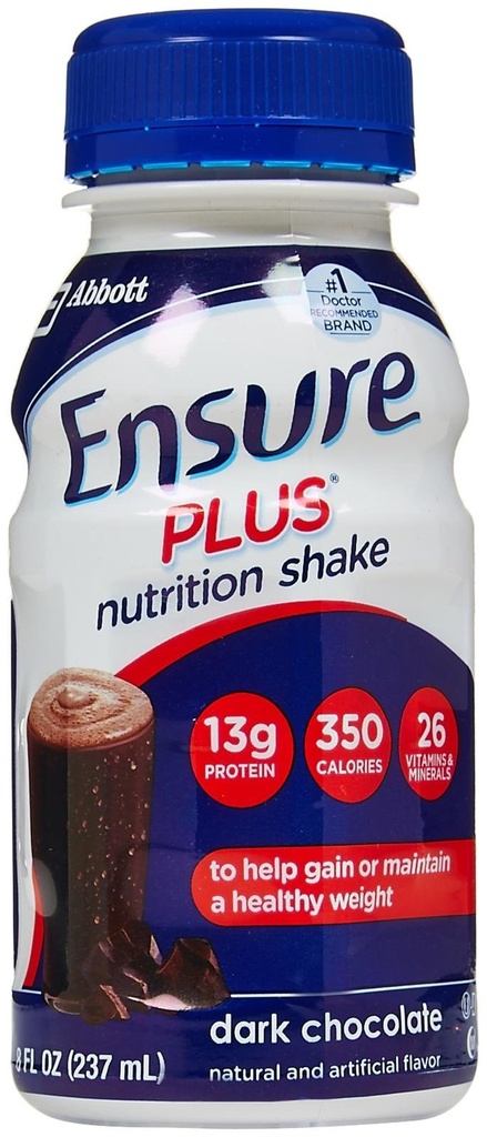 Asegurar más Nutriton Shake Chocolate Oscuro - 6 PK