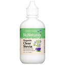 NuNaturals Clear Extract Stevia, Sweetener de base vegetal, botella de plástico, 4 oz