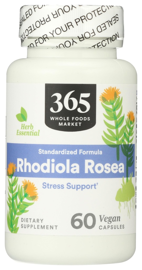 365 por Whole Foods Market, Rhodiola, 60 Cuenta