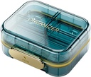 1 Pack Travel Pill Organizer, 7 Compartments Pill Box, Daily Portable Pill Case to Hold Vitamins, 3 Inches Pill Container for Pocket Purse Medicine Organizer