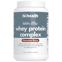 Hi-Health Udder Bliss Whey Protein Complex Powder, Blend of Bioavailable Whey Protein Concentrate and Isolate with Added Glutamine, Chocolate (2 libras)
