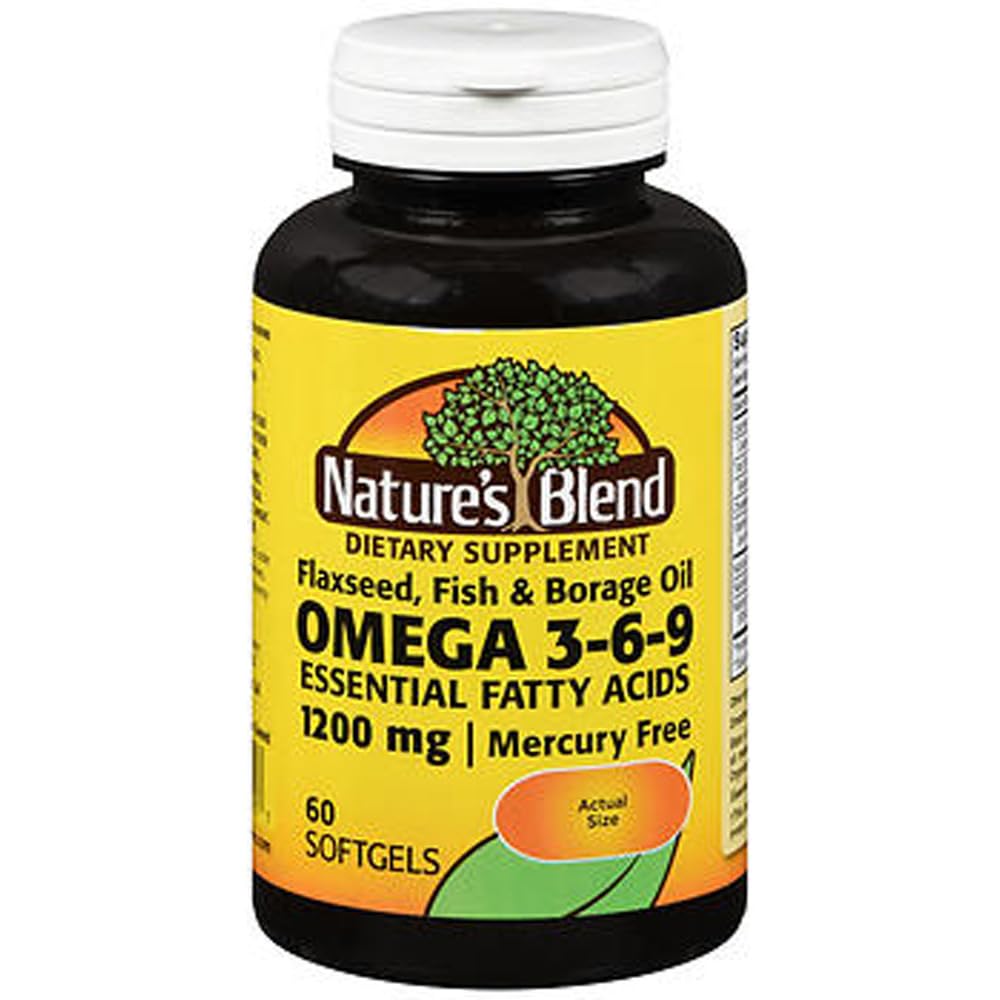 La naturaleza Blend Omega-3-6-9 1200mg Softgels 60 Ct