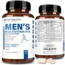 Benevolent Nourishment Multivitamin for Men - Supports Energy & General Health - Essential Daily Vitamins for Men, Biotin, Magnesium, Zinc & Antioxidant for Immune Health - No GMO, 120 caps
