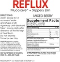 Reflujo - Suplemento Digestivo - Cada Tubo = 30 Scoops = 30 Servings - Apoyo Mucosal para Problemas Ácidos - con Mucosave FG y deslizante Elm Bark (1 Tub)