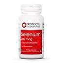 Protocolo Selenium 200mcg - Apoyo inmunitario, Tiroides &amp; Salud de la próstata* - Suplementos de selenio - Vegetariano, Kosher " Halal - 90 cápsulas de veg