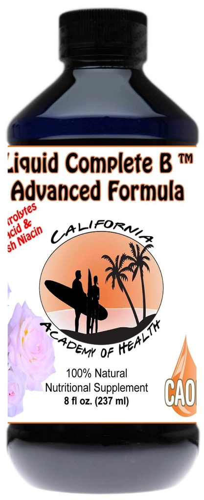 Complejo de vitamina B líquido con niacina no fría - 8 oz de CAOH