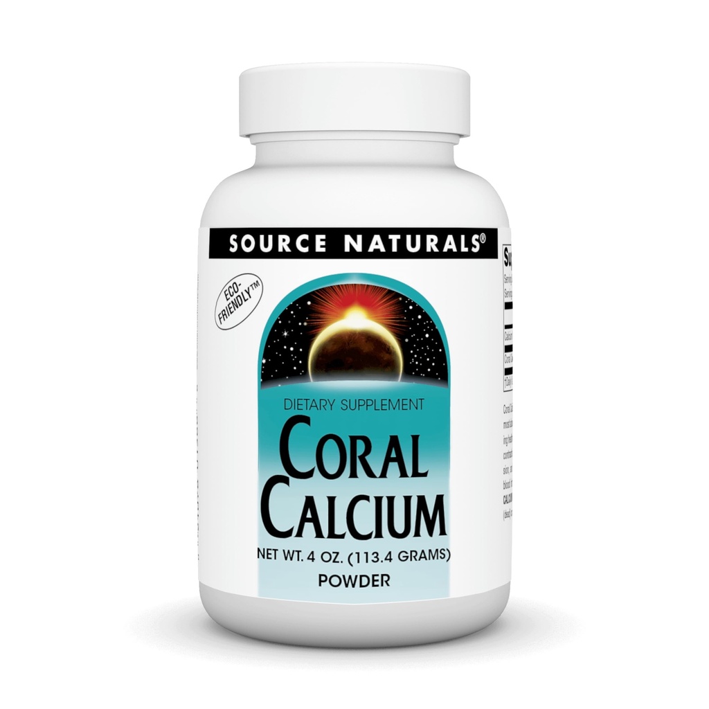 Fuente Naturales Coral Calcio Powder, 4 onzas